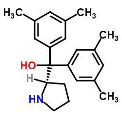 cas no 131180-63-7 is bis(3,5-dimethylphenyl)-[(2S)-pyrrolidin-2-yl]methanol