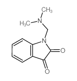 cas no 13129-67-4 is 1-DIMETHYLAMINOMETHYL-1H-INDOLE-2,3-DIONE