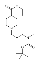 cas no 1313712-70-7 is 1-[3-(tert-Butoxycarbonyl-Methyl-amino)-propyl]-piperidine-4-carboxylic acid ethyl ester