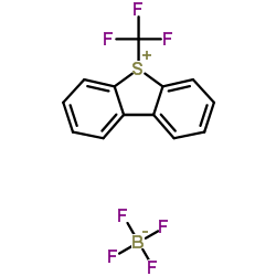cas no 131880-16-5 is S-(Trifluoromethyl)dibenzothiophenium tetrafluoroborate
