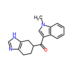 cas no 132036-39-6 is 5-[(1-Methylindole-3-yl)carbonyl]-4,5,6,7-tetrahydro-1H-bezimidazole