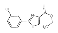 cas no 132089-34-0 is 2-(3-Chlorophenyl)-thiazole-4-carboxylic acid ethyl ester