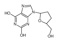 cas no 132194-28-6 is 9-[(2R,5S)-5-(hydroxymethyl)oxolan-2-yl]-3H-purine-2,6-dione