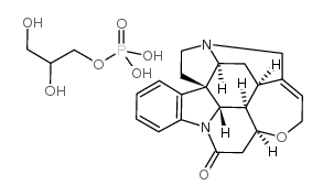 cas no 1323-31-5 is (4aR,5aS,13aR,15aS,15bR)-4a,5,5a,7,8,13a,15,15a,15b,16-decahydro-2H-4,6-methanoindolo[3,2,1-ij]oxepino[2,3,4-de]pyrrolo[2,3-h]quinoline-14-one,2,3-dihydroxypropyl dihydrogen phosphate