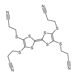cas no 132765-36-7 is 2,3,6,7-Tetrakis(2-cyanoethylthio)tetrathiafulvalene