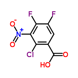cas no 132992-44-0 is 2-Chloro-4,5-difluoro-3-nitrobenzoic acid