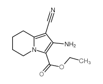 cas no 132994-04-8 is ethyl 2-amino-1-cyano-5,6,7,8-tetrahydroindolizine-3-carboxylate