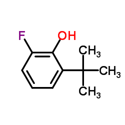 cas no 133342-43-5 is Phenol, 2-(1,1-dimethylethyl)-6-fluoro-