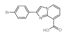 cas no 133427-42-6 is 2-(4-Bromophenyl)imidazo[1,2-a]pyridine-8-carboxylic acid