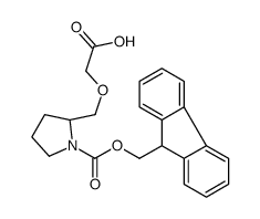 cas no 1335206-44-4 is 1-Pyrrolidinecarboxylic acid, 2-[(carboxyMethoxy)Methyl]-, 1-(9H-fluoren-9-ylmethyl) ester, (2R)-