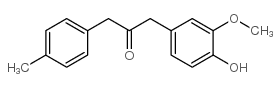 cas no 134612-39-8 is 1-(4-Hydroxy-3-methoxyphenyl)-3-(4-methylphenyl)propan-2-one