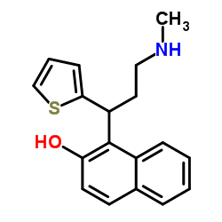 cas no 1346599-09-4 is 1-[3-(methylamino)-1-thiophen-2-ylpropyl]naphthalen-2-ol