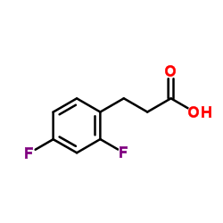 cas no 134672-70-1 is 3-(2,4-Difluorophenyl)propanoic acid