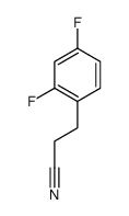 cas no 134672-74-5 is 2,4-DIFLUOROBENZENEPROPANENITRILE