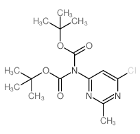 cas no 1350918-95-4 is 2-Mehtyl-6-[bis(tert-butoxycarbonyl)amino]-4-chloropyrimidine