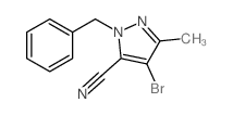 cas no 1352925-64-4 is 1-Benzyl-4-bromo-3-methyl-1H-pyrazole-5-carbonitrile