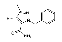 cas no 1352926-13-6 is 1-Benzyl-4-bromo-3-methyl-1H-pyrazole-5-carboxamide