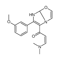 cas no 1353119-28-4 is 3-(Dimethylamino)-1-(6-(3-methoxyphenyl)-7,7a-dihydroimidazo[2,1-b]oxazol-5-yl)prop-2-en-1-one