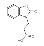 cas no 13610-59-8 is 3-(2-oxo-2,3-dihydro-1,3-benzoxazol-3-yl)propanoic acid