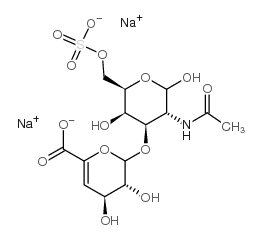 cas no 136132-72-4 is disodium,(3R,4S)-2-[(3R,4R,5R,6R)-3-acetamido-2,5-dihydroxy-6-(sulfonatooxymethyl)oxan-4-yl]oxy-3,4-dihydroxy-3,4-dihydro-2H-pyran-6-carboxylate