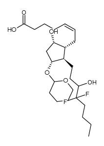 cas no 136790-75-5 is (Z)-7-((1R,2R,3R,5S)-2-(4,4-difluoro-3-hydroxyoctyl)-5-hydroxy-3-(tetrahydro-2H-pyran-2-yloxy)cyclopentyl)hept-5-enoic acid