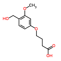 cas no 136849-75-7 is 4-(4-HYDROXYMETHYL-3-METHOXYPHENOXY)-BUTYRIC ACID