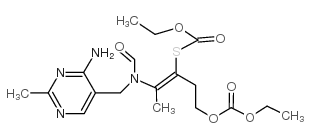 cas no 137-76-8 is ethyl [(Z)-2-[(4-amino-2-methylpyrimidin-5-yl)methyl-formylamino]-5-ethoxycarbonyloxypent-2-en-3-yl]sulfanylformate