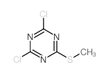 cas no 13705-05-0 is 2,4-DICHLORO-6-(METHYLTHIO)-1,3,5-TRIAZINE