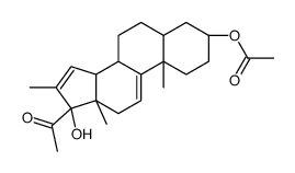 cas no 13712-05-5 is [(8S,10S,13S,14S,17R)-17-acetyl-17-hydroxy-10,13,16-trimethyl-1,2,3,4,5,6,7,8,12,14-decahydrocyclopenta[a]phenanthren-3-yl] acetate