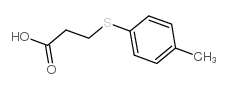 cas no 13739-35-0 is Propanoic acid,3-[(4-methylphenyl)thio]-