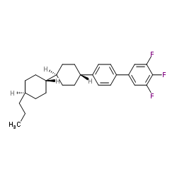 cas no 137529-41-0 is trans,trans-3,4,5-Trifluoro-4'-(4'-propylbicyclohexyl-4-yl)biphenyl