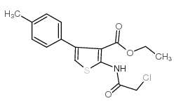 cas no 138098-81-4 is ethyl 2-[(2-chloroacetyl)amino]-4-(4-methylphenyl)thiophene-3-carboxylate