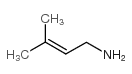 cas no 13822-06-5 is 3-Methyl-2-butylene-1-amine