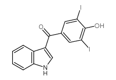 cas no 138222-00-1 is (4-hydroxy-3,5-diiodophenyl)-(1H-indol-3-yl)methanone