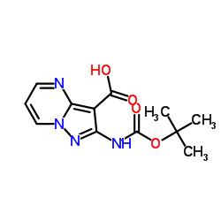 cas no 1383056-73-2 is 2-[(2-methylpropan-2-yl)oxycarbonylamino]pyrazolo[1,5-a]pyrimidine-3-carboxylic acid