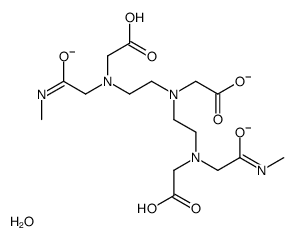 cas no 138721-73-0 is 2-[bis[2-[carboxylatomethyl-[2-(methylamino)-2-oxoethyl]amino]ethyl]amino]acetate,hydrate