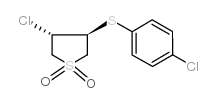 cas no 13894-16-1 is 3-CHLORO-4-[(4-CHLOROPHENYL)THIO]TETRAHYDRO-1H1LAMBDA6-YHIOPHENE-1,1-DIONE