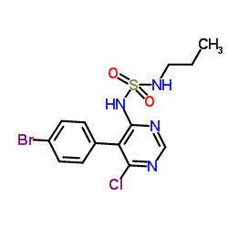 cas no 1393813-42-7 is SulfaMide, N-[5-(4-broMophenyl)-6-chloro-4-pyriMidinyl]-N'-propyl-