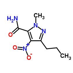 cas no 139756-01-7 is 1-METHYL-4-NITRO-3-PROPYL-(1H)-PYRAZOLE-5-CARBOXAMIDE