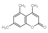 cas no 14002-91-6 is 4,5,7-TRIMETHYLCOUMARIN