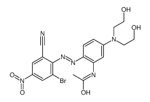 cas no 14071-35-3 is N-[5-[bis(2-hydroxyethyl)amino]-2-[(2-bromo-6-cyano-4-nitrophenyl)azo]phenyl]acetamide