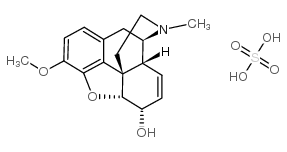 cas no 1420-53-7 is (4R,4aR,7S,7aR,12bS)-9-methoxy-3-methyl-2,4,4a,7,7a,13-hexahydro-1H-4,12-methanobenzofuro[3,2-e]isoquinoline-7-ol,sulfuric acid