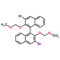 cas no 142010-87-5 is (+/-)-3,3'-dibromo-2,2'-bis(methoxymethoxy)-1,1'-binaphthyl