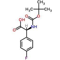 cas no 142186-36-5 is (s)-n-boc-4-fluorophenylglycine