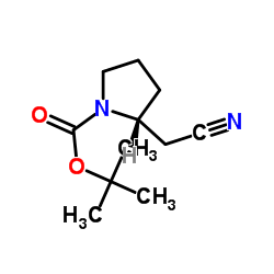 cas no 142253-50-7 is (S)-TERT-BUTYL 2-(CYANOMETHYL)PYRROLIDINE-1-CARBOXYLATE