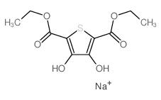 cas no 14282-56-5 is 3,4-Dihydroxy-2,5-thiophenedicarboxylic acid 2,5-diethyl ester sodium salt