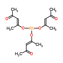 cas no 14284-92-5 is Rhodium (III) acetylacetonate