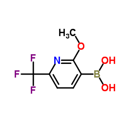 cas no 1429874-11-2 is Boronic acid, B-?[2-?methoxy-?6-?(trifluoromethyl)?-?3-?pyridinyl]?-