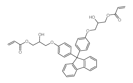 cas no 143182-97-2 is (((9H-FLUORENE-9,9-DIYL)BIS(4,1-PHENYLENE))BIS(OXY))BIS(2-HYDROXYPROPANE-3,1-DIYL) DIACRYLATE