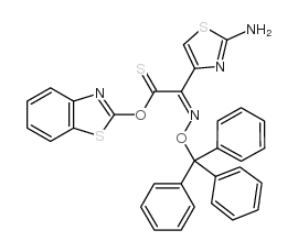 cas no 143183-03-3 is (Benzothiazol-2-yl)-(Z)-2-trityloxyimino-2-(2-aminothiazole-4-yl)-thioacetate